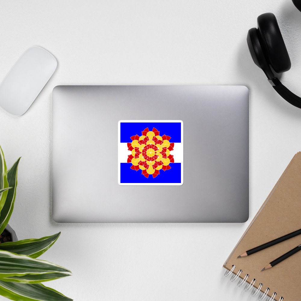 Colorado Flower Of Life Bubble-free Stickers