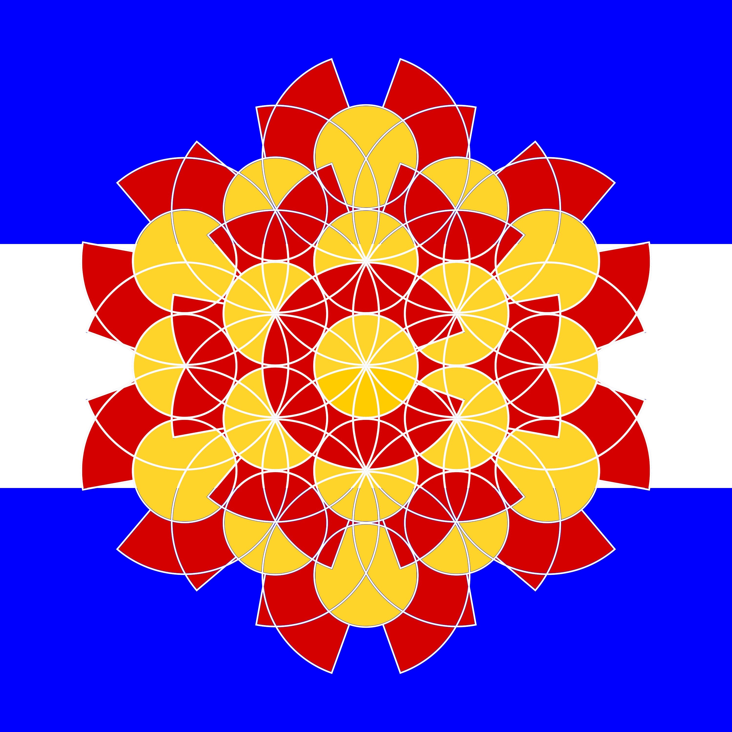 Colorado Flower Of Life Bubble-free Stickers