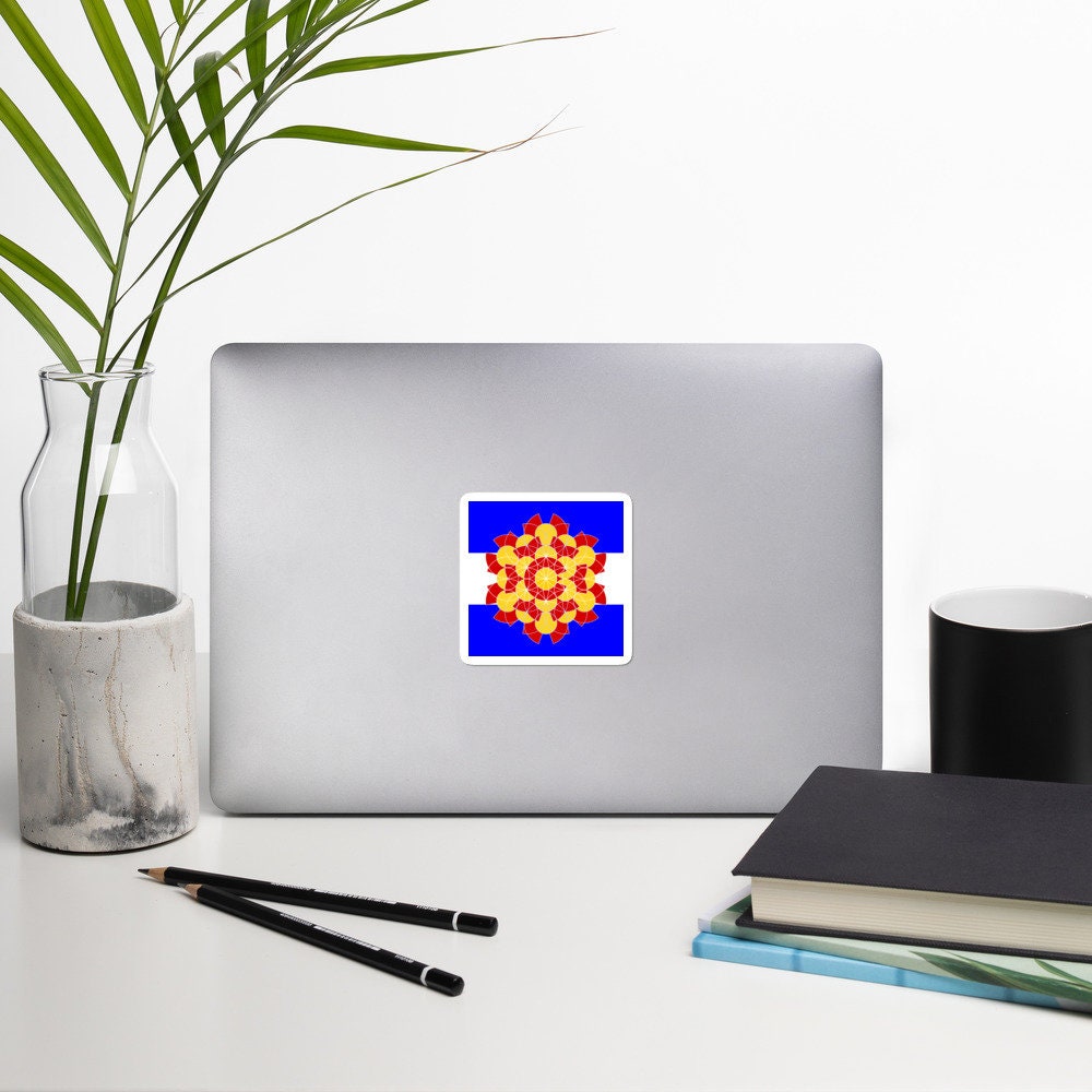 Colorado Flower Of Life Bubble-free Stickers