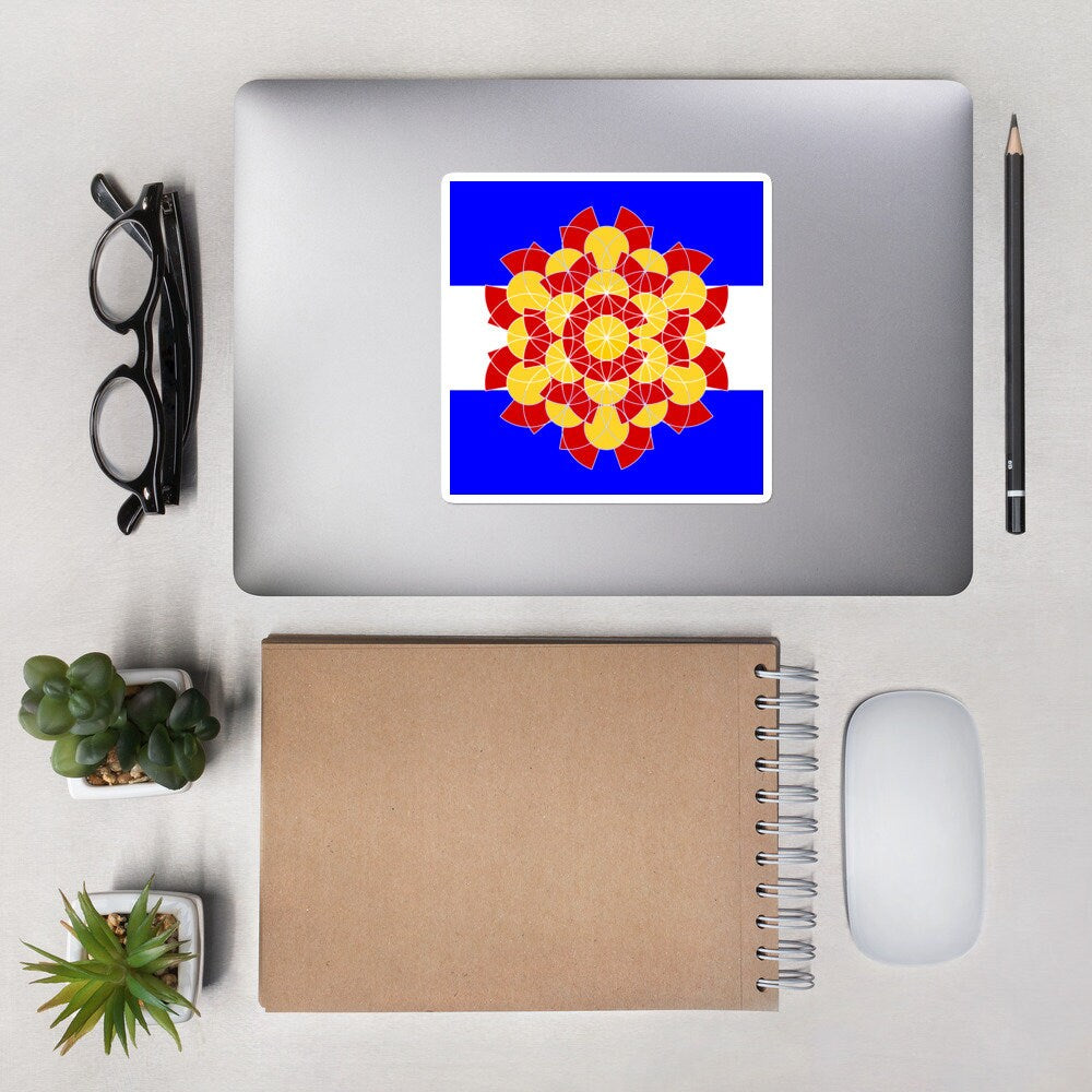 Colorado Flower Of Life Bubble-free Stickers