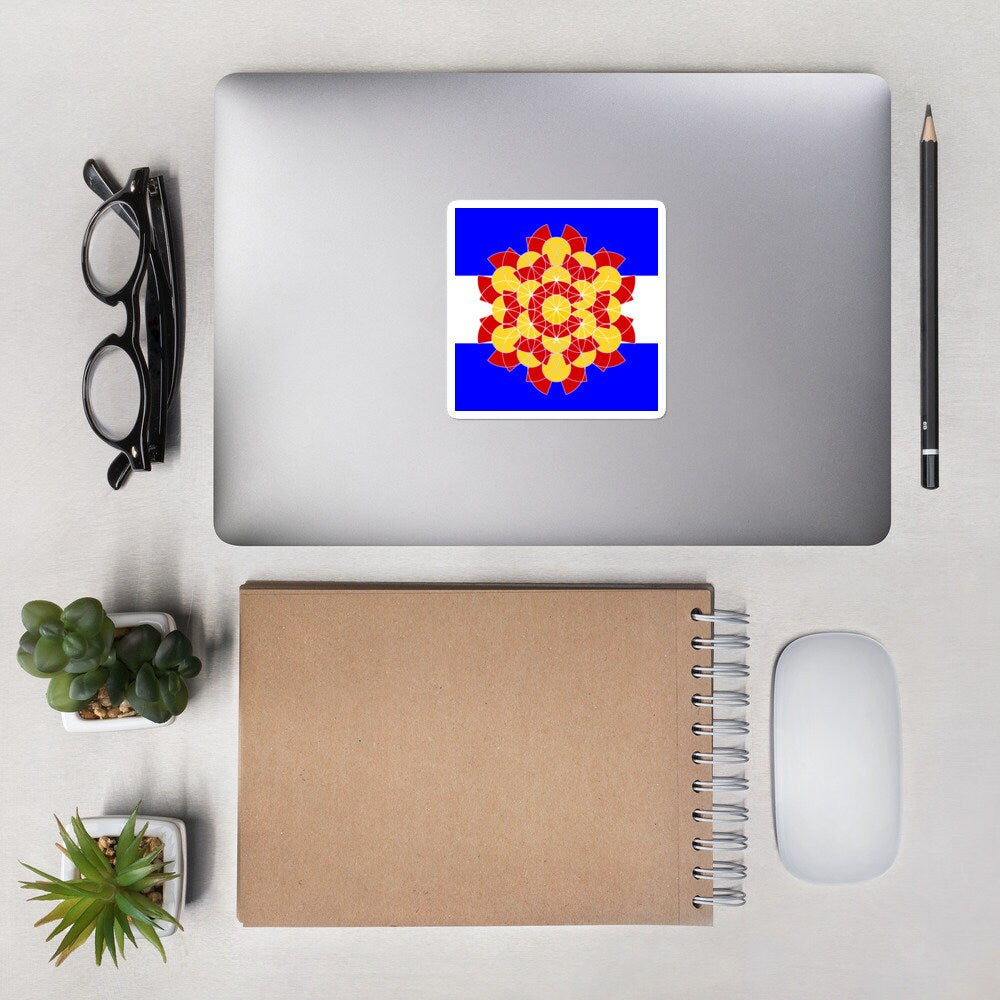 Colorado Flower Of Life Bubble-free Stickers